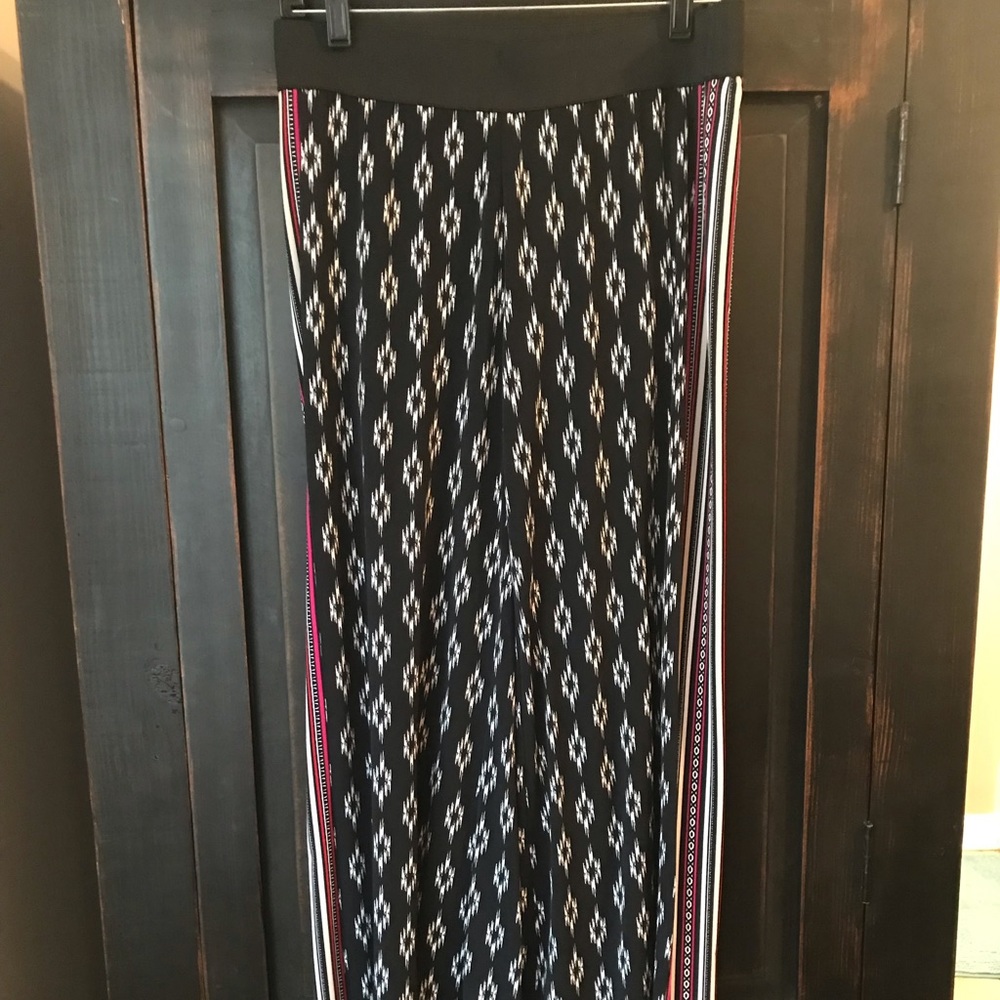 White House black market wide leg pants